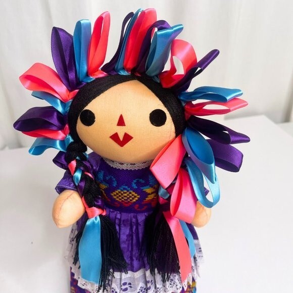 Mexican Rag Doll -Authentic Mexican Handmade Doll- Lele Maria Doll- NWOT - Picture 6 of 10